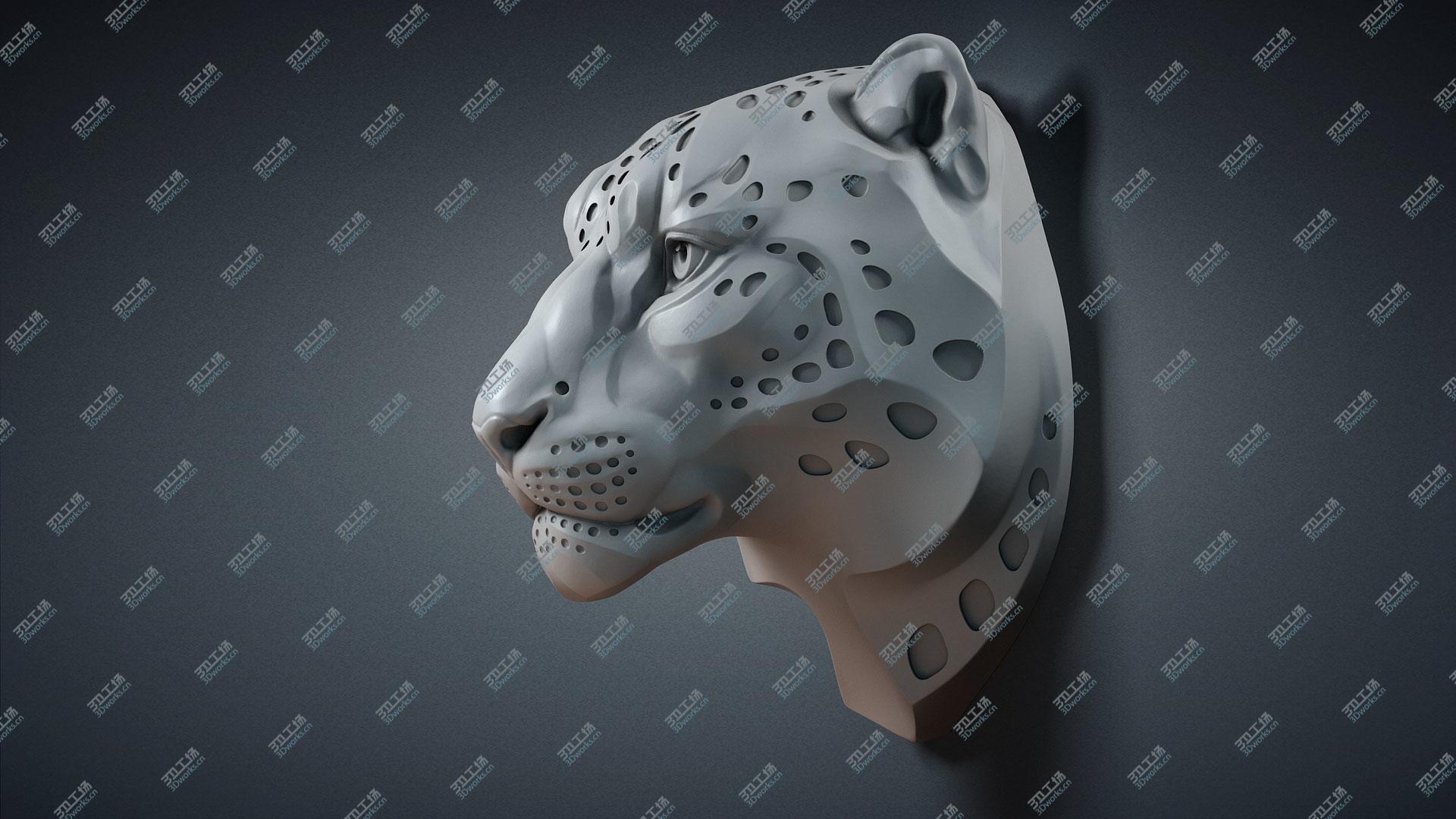images/goods_img/202105072/3D Snow Leopard Head Sculpture Spotted/5.jpg